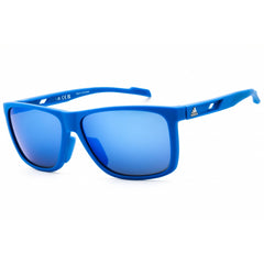 Adidas Unisex Sunglasses - Blue Injected Propionate Rectangular Frame | SP0067 92X