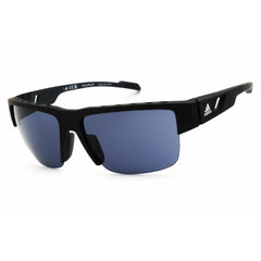 Adidas Unisex Sunglasses - Matte Black Sport Wraparound Half Rim Frame | SP0070 02A