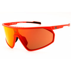 Adidas Men's Sunglasses - Matte Orange Sport Wraparound Full Rim Frame | SP0074 43L