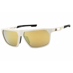 Adidas Men's Sunglasses - White Sport Wraparound Shape Full Rim Frame | SP0096 21G