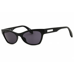 Adidas Women's Sunglasses - Shiny Black Cat Eye Shape Full Rim Frame | OR0010 01A