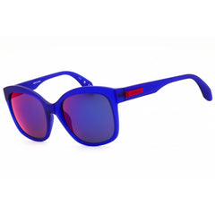 Adidas Women's Sunglasses - Matte Violet Rectangular Shape Full Rim Frame | OR0012 82X