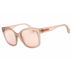 Adidas Women's Sunglasses - Matte Pink Rectangular Shape Full Rim Frame | OR0012 73U
