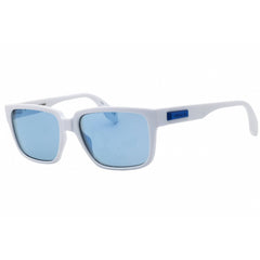 Adidas Men's Sunglasses - White Injected Propionate Rectangular Frame | OR0013 21X
