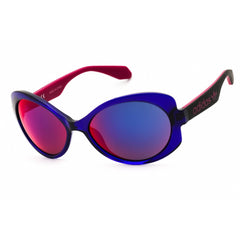 Adidas Women's Sunglasses - Shiny Violet Cat Eye Shape Full Rim Frame | OR0020 81U
