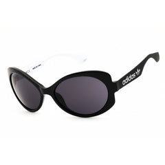Adidas Women's Sunglasses - Shiny Black Cat Eye Shape Full Rim Frame | OR0020 01A