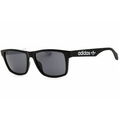 Adidas Men's Sunglasses - Shiny Black Rectangular Shape Full Rim Frame | OR0024 01A
