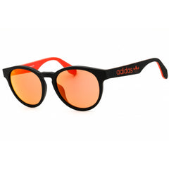 Adidas Unisex Sunglasses - Matte Black Injected Propionate Round Frame | OR0025 02U