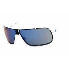 Adidas Men's Sunglasses - White Metal Shield Shape Full Rim Frame | OR0030 21X