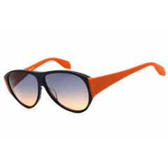 Adidas Women's Sunglasses - Blue/Orange Acetate Oval Shape Full Rim Frame | OR0032 92W