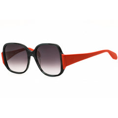 Adidas Women's Sunglasses - Grey/Orange Rectangular Shape Full Rim Frame | OR0033 20B