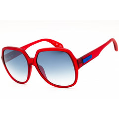 Adidas Women's Sunglasses - Matte Red Oversized Shape Full Rim Frame | OR0034 67W