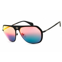 Adidas Unisex Sunglasses - Matte Black Metal Aviator Shape Full Rim Frame | OR0037 02U