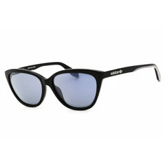Adidas Women's Sunglasses - Shiny Black Acetate Cat Eye Full Rim Frame | OR0041 01Z