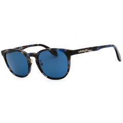 Adidas Unisex Sunglasses - Coloured Havana Round Shape Full Rim Frame | OR0042-H 55V