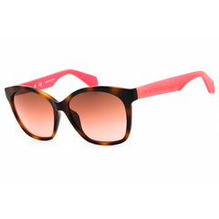 Adidas Women's Sunglasses - Blonde Havana Rectangular Full Rim Frame | OR0045 53F