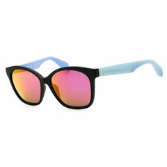 Adidas Women's Sunglasses - Matte Black Rectangular Shape Full Rim Frame | OR0045 02Z