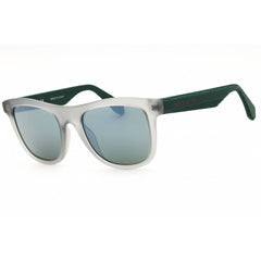Adidas Unisex Sunglasses - Grey/Green Rectangular Shape Full Rim Frame | OR0057 20Q
