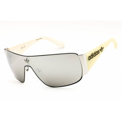 Adidas Men's Sunglasses - Shiny Palladium Metal Shield Full Rim Frame | OR0058 16C