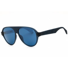 Adidas Men's Sunglasses - Blue Injected Propionate Oval Full Rim Frame | OR0059 92X