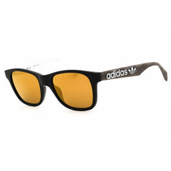 Adidas Men's Sunglasses - Matte Black Rectangular Shape Full Rim Frame | OR0060 02G