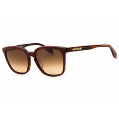 Adidas Unisex Sunglasses - Red Acetate Rectangular Shape Full Rim Frame | OR0061 68F