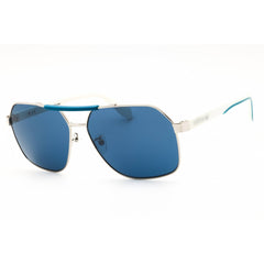 Adidas Men's Sunglasses - Shiny Palladium Rectangular Full Rim Frame | OR0064 16X
