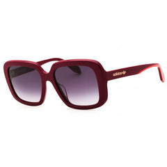 Adidas Women's Sunglasses - Shiny Violet Rectangular Shape Full Rim Frame | OR0065 81B