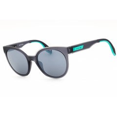 Adidas Women's Sunglasses - Grey/Blue Injected Propionate Round Frame | OR0068 20C