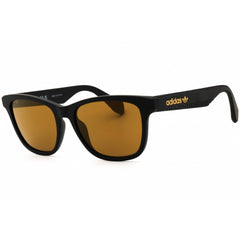 Adidas Unisex Sunglasses - Matte Black Rectangular Shape Full Rim Frame | OR0069 02G