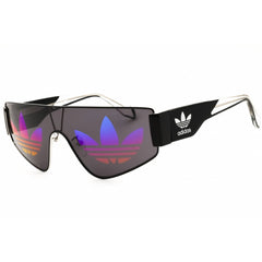 Adidas Unisex Sunglasses - Black/Crystal Metal Shield Full Rim Frame | OR0077 05A