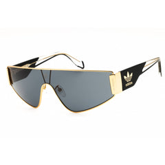 Adidas Unisex Sunglasses - Shiny Rose Gold Metal Shield Full Rim Frame | OR0077 28A