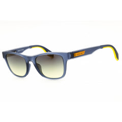 Adidas Unisex Sunglasses - Matte Blue Rectangular Shape Full Rim Frame | OR0079 91X