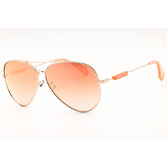 Adidas Unisex Sunglasses - Gold/Orange Metal Aviator Shape Full Rim Frame | OR0085 33L