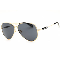 Adidas Unisex Sunglasses - Matte Deep Gold Metal Aviator Full Rim Frame | OR0085 31A