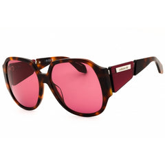 Adidas Women's Sunglasses - Blonde Havana Oversized Shape Full Rim Frame | OR0098 53S