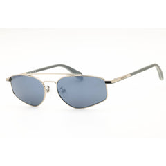 Adidas Unisex Sunglasses - Shiny Palladium Metal Oval Full Rim Frame | OR0099 16C