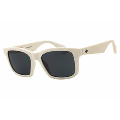 Adidas Men's Sunglasses - White Injected Propionate Rectangular Frame | OR0105 21A