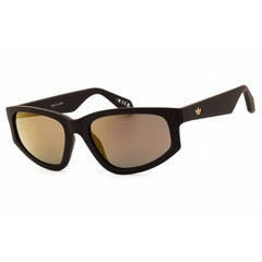 Adidas Women's Sunglasses - Dark Brown Rectangular Shape Full Rim Frame | OR0107 50E