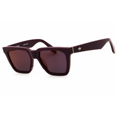 Adidas Men's Sunglasses - Shiny Violet Rectangular Shape Full Rim Frame | OR0110 81U