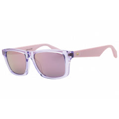 Adidas Unisex Sunglasses - Shiny Pink Rectangular Shape Full Rim Frame | OR0115 72Z