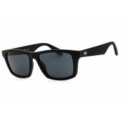 Adidas Unisex Sunglasses - Matte Black Rectangular Shape Full Rim Frame | OR0115 02A