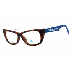 Adidas Women's Eyeglasses - Havana/Blue/White Injected Propionate Frame | OR5010 056