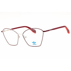 Adidas Women's Eyeglasses - Bordeaux/Clear Metal Cat Eye Full Rim Frame | OR5070 071