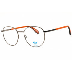 Adidas Unisex Eyeglasses - Shiny Gunmetal Metal Round Full Rim Frame | OR5071 008