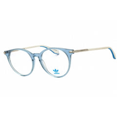 Adidas Unisex Eyeglasses - Matte Light Blue Acetate Round Full Rim Frame | OR5073 085