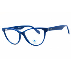 Adidas Women's Eyeglasses - Shiny Blue Acetate Cat Eye Full Rim Frame | OR5084 090