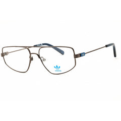 Adidas Men's Eyeglasses - Shiny Gunmetal Rectangular Shape Full Rim Frame | OR5106 008