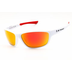 BMW Men's Sunglasses - White Sport Wraparound Shape Full Rim Frame | BS0032 21U