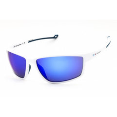 BMW Men's Sunglasses - White Sport Wraparound Shape Full Rim Frame | BS0047 21X